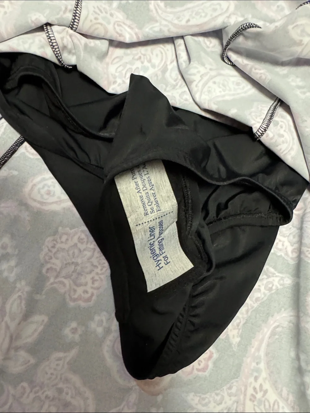 Swim Solutions NWT 10 Black pink blue Paisley SLIMMING One-Piece Swimdress - Picture 6 of 8